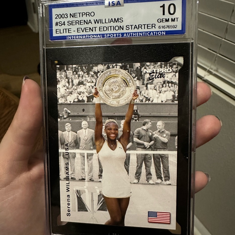 Graded Serena Williams NetPro Elite Card